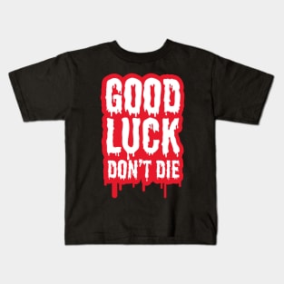 Good Luck Sticker Kids T-Shirt